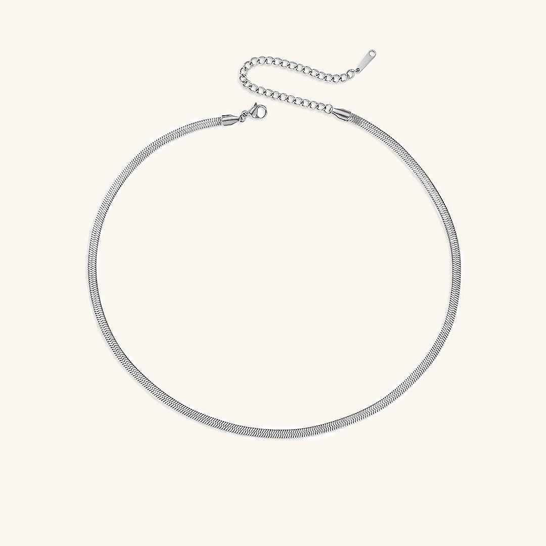 Elizabeth Gold Herringbone Necklace - Joie d’Or