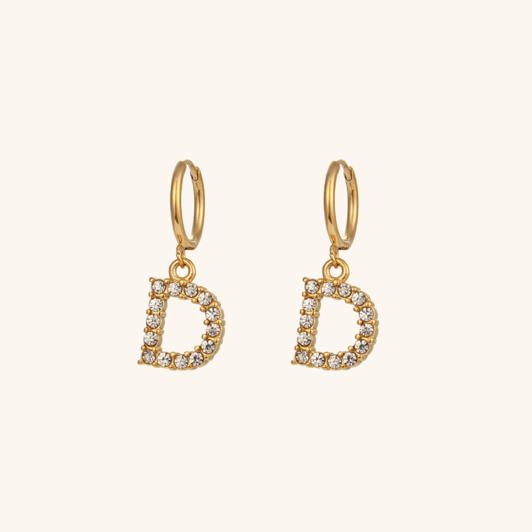 Wilhemina Initial Letter Earrings - Joie d’Or