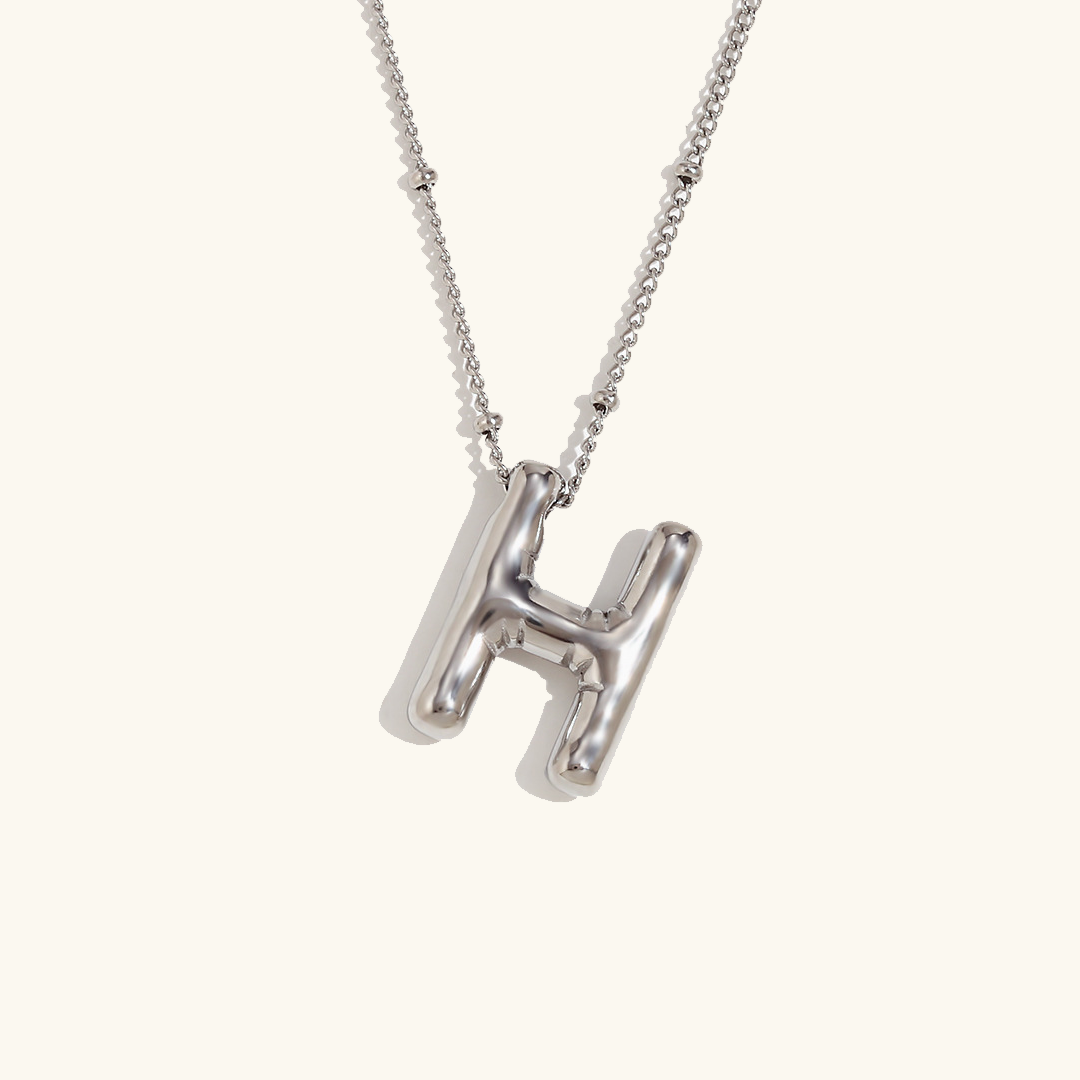 Balloon Gold Initial Necklace - Joie d’Or