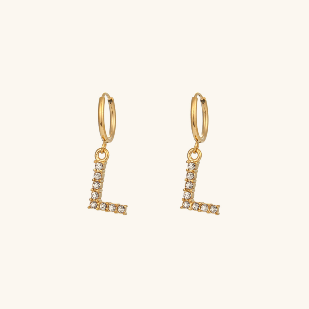 Wilhemina Initial Letter Earrings - Joie d’Or