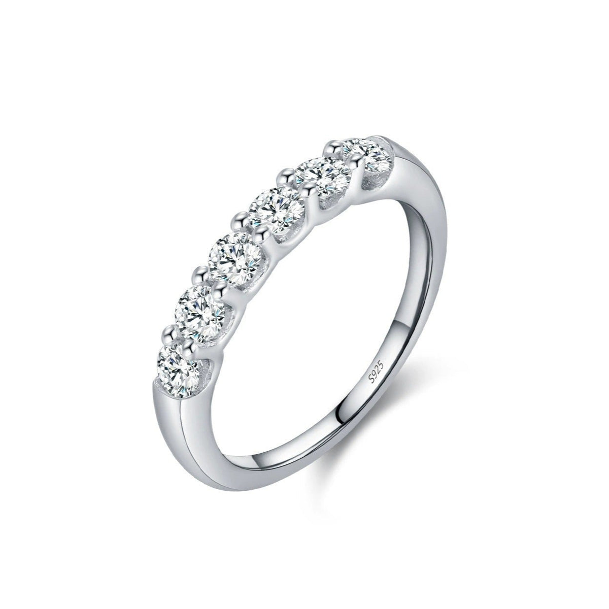 Elise Eternity Silver Ring - Joie d’Or