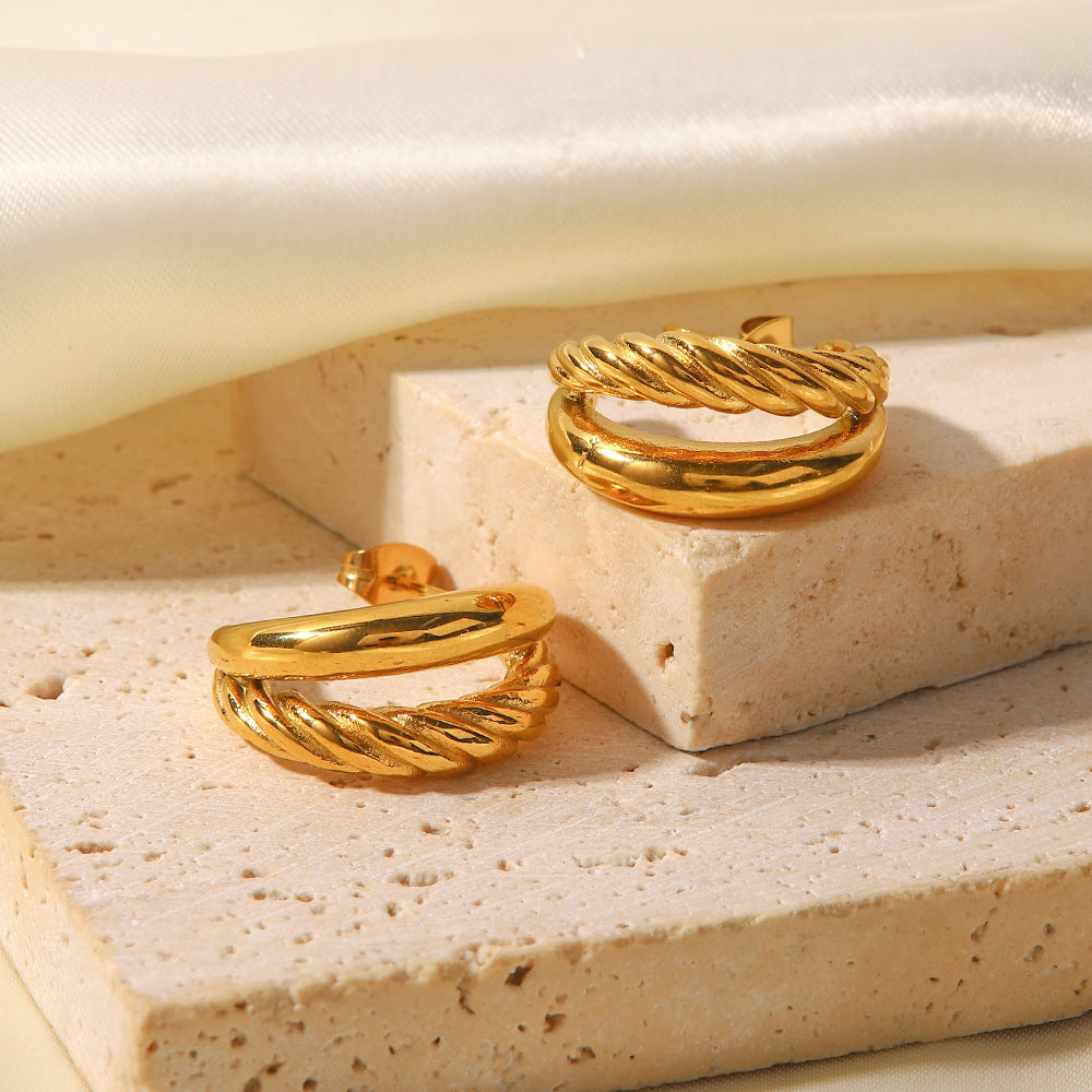 Cecilia Layered Earrings - Joie d’Or