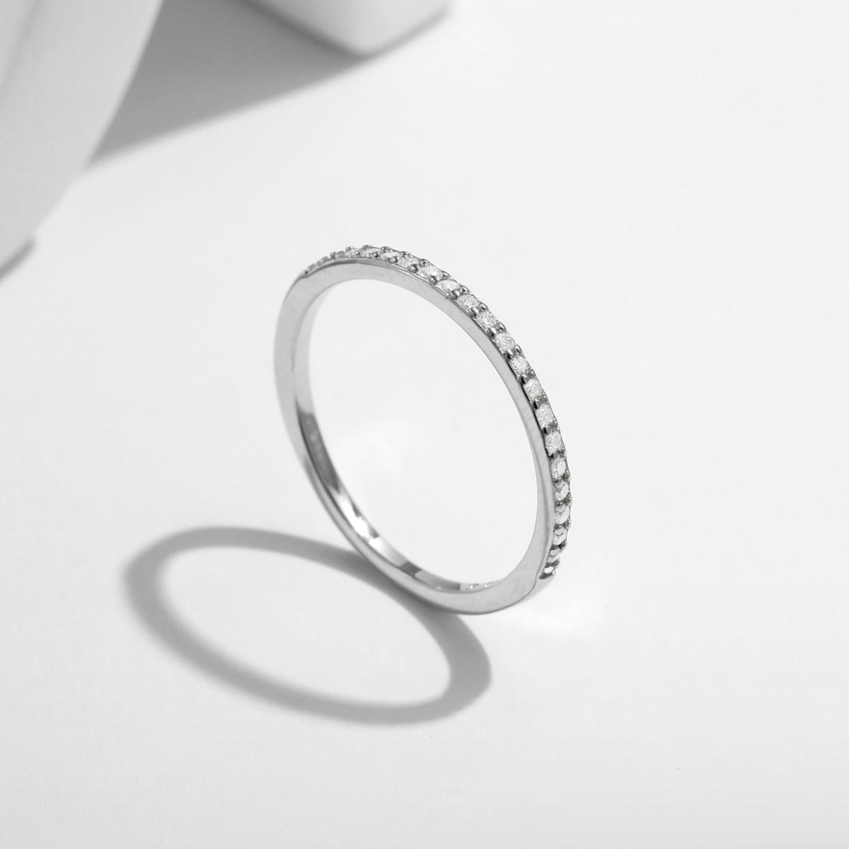 Ariana Pavé Silver Ring - Joie d’Or
