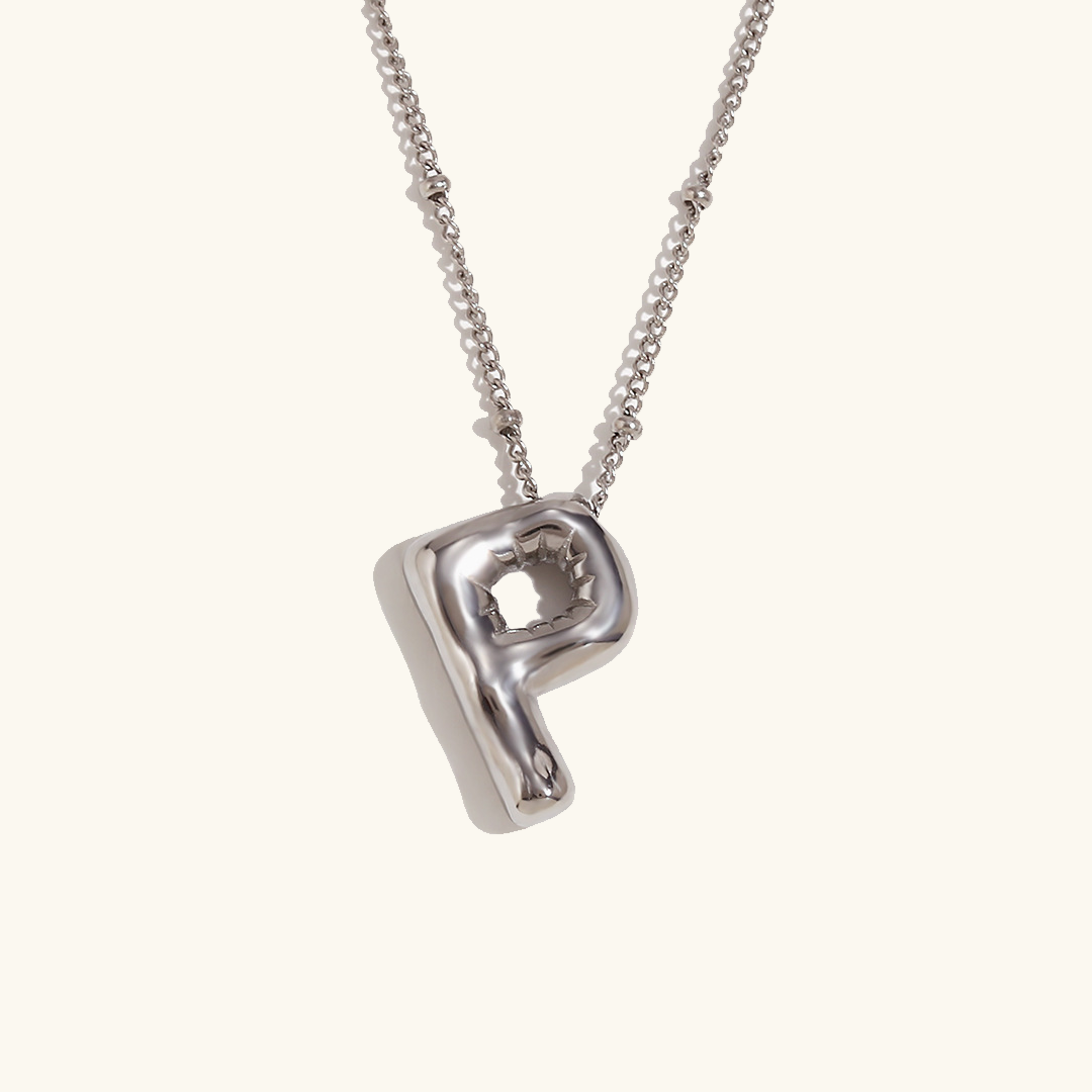 Balloon Gold Initial Necklace - Joie d’Or