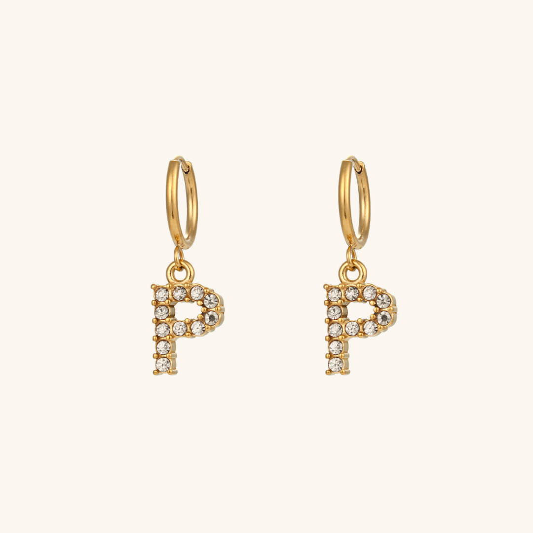 Wilhemina Initial Letter Earrings - Joie d’Or