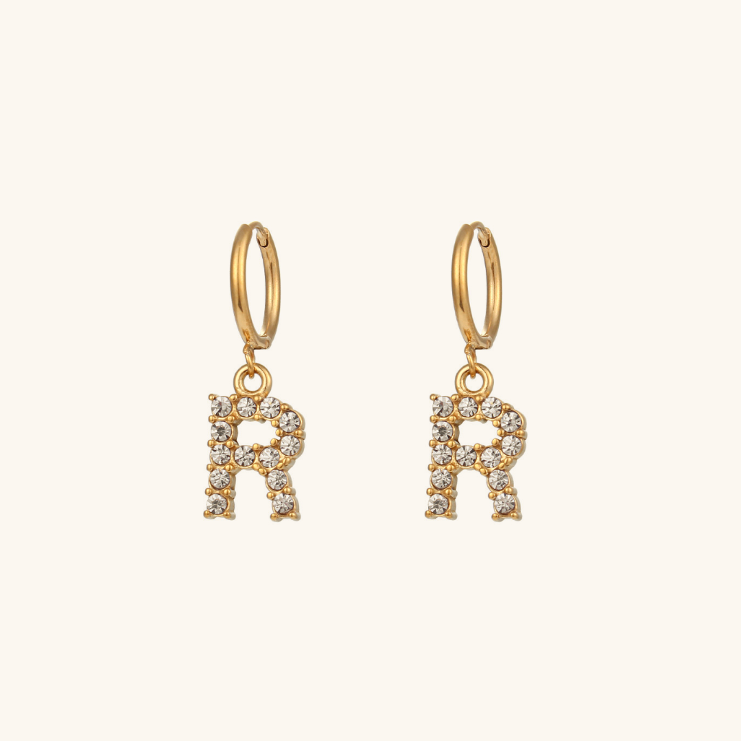 Wilhemina Initial Letter Earrings - Joie d’Or