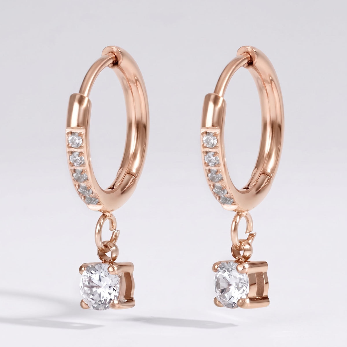 Aurélie Crystal Silver Earrings - Joie d’Or