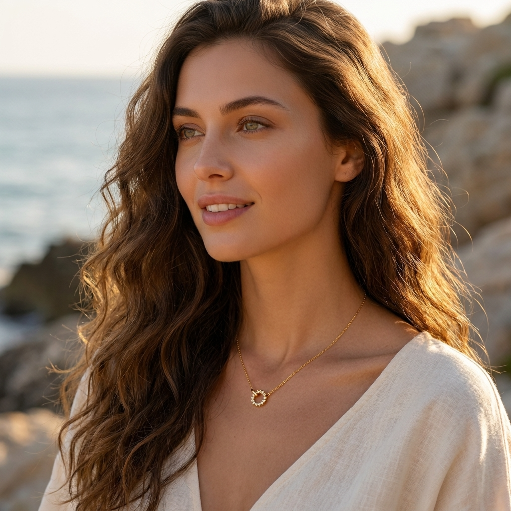 Isla Linked Circle Necklace - Joie d’Or