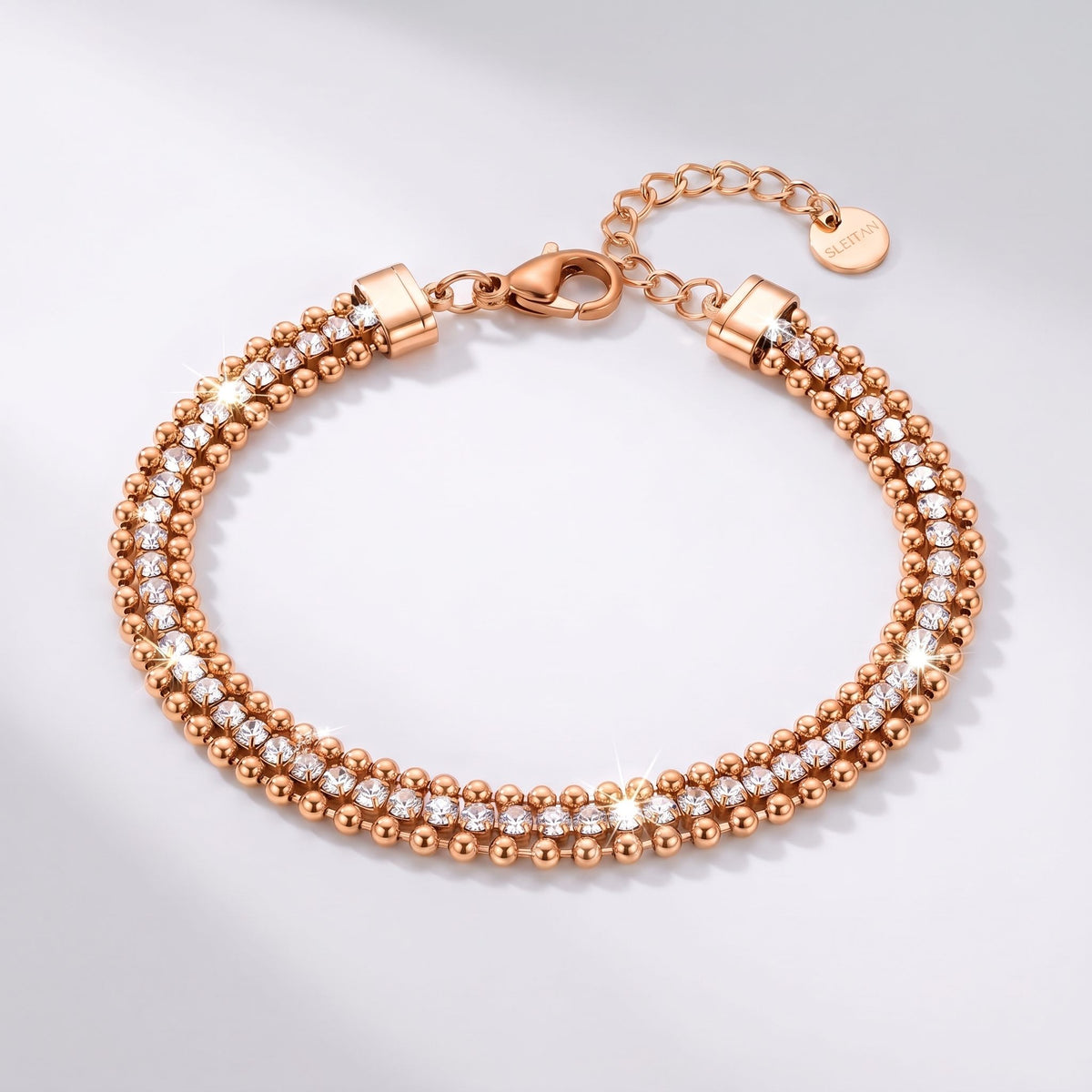 Sofia Bead Tennis Gold Bracelet - Joie d’Or