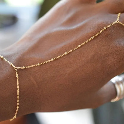 Evelyne Gold Chain Bracelet
