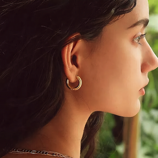 Bold Round Hoops