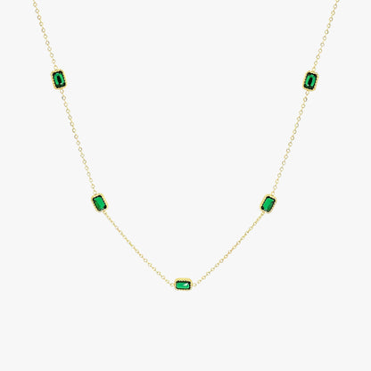 Francia Green Necklace
