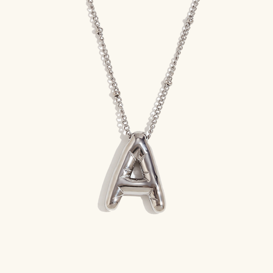 Balloon Gold Initial Necklace - Joie d’Or