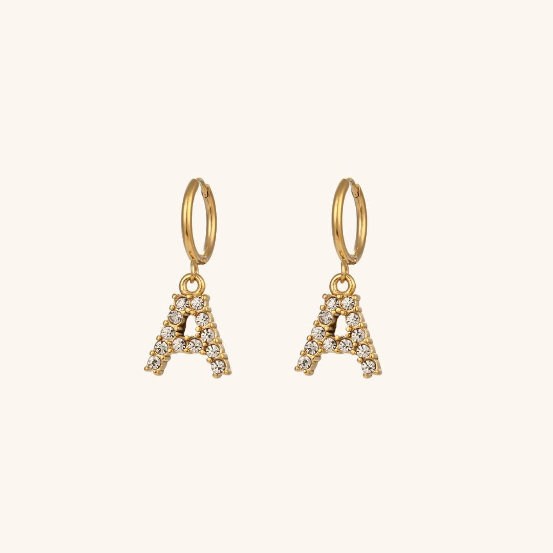 Wilhemina Initial Letter Earrings - Joie d’Or