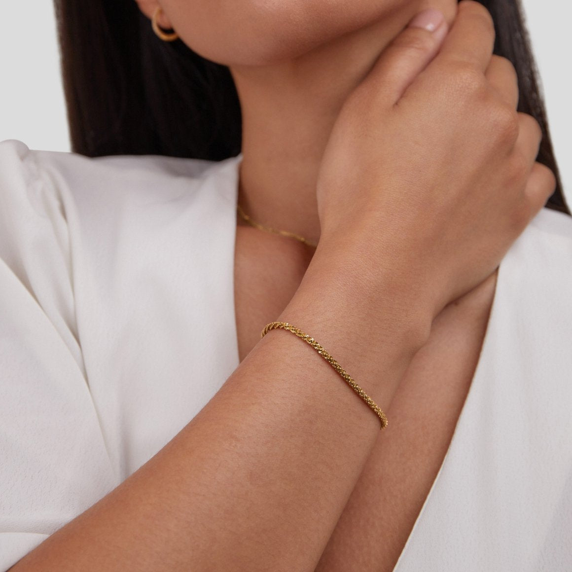 Abigail Gold Chain Bracelet