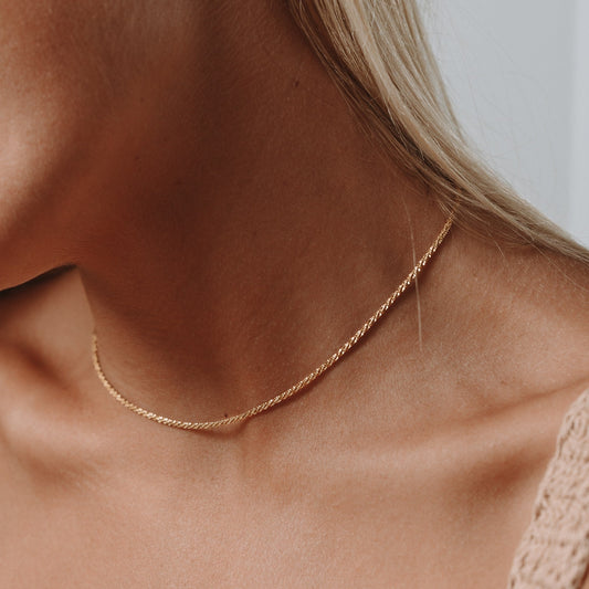 Abigail Gold Chain Necklace