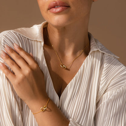 Aurora Interlock Necklace