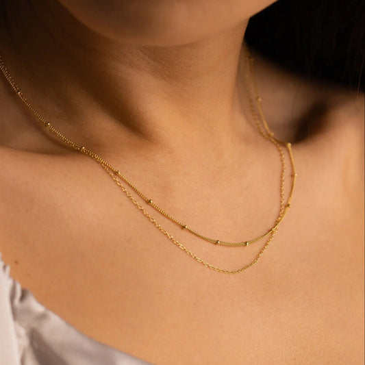 Ava Layered Chain Necklace