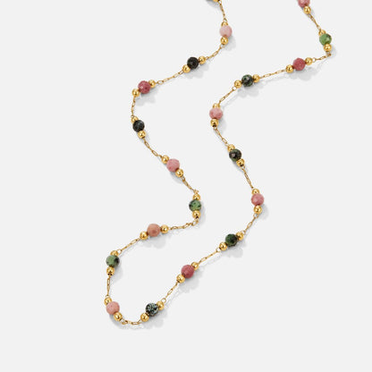 Bela Beaded Stone Necklace