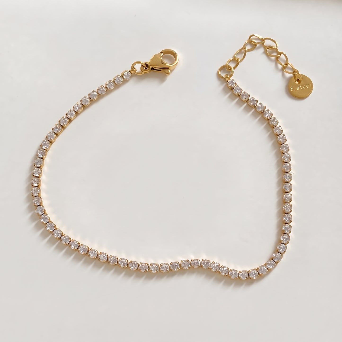 Ottavia Zirconia Gold Tennis Bracelet - Joie d’Or