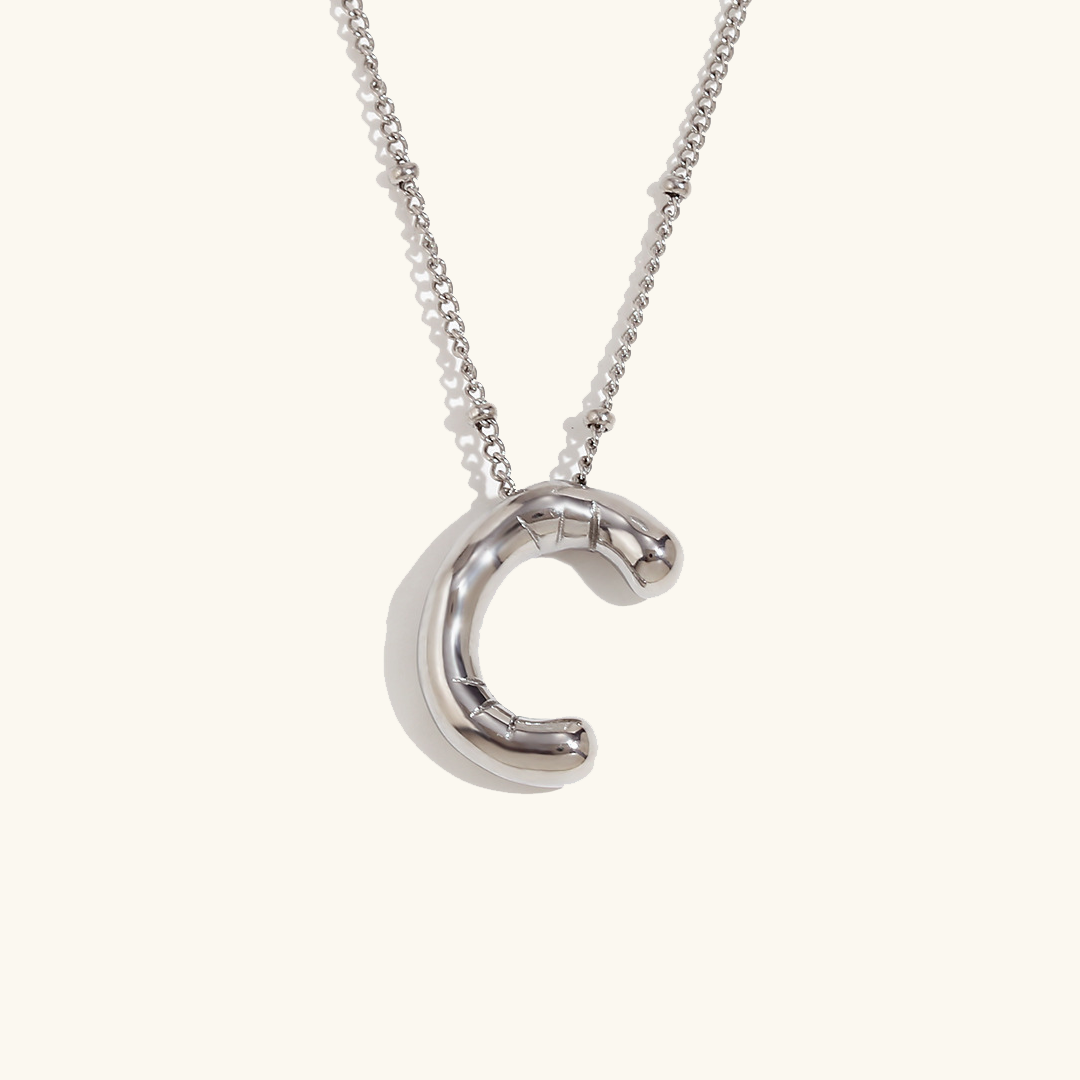 Balloon Gold Initial Necklace - Joie d’Or