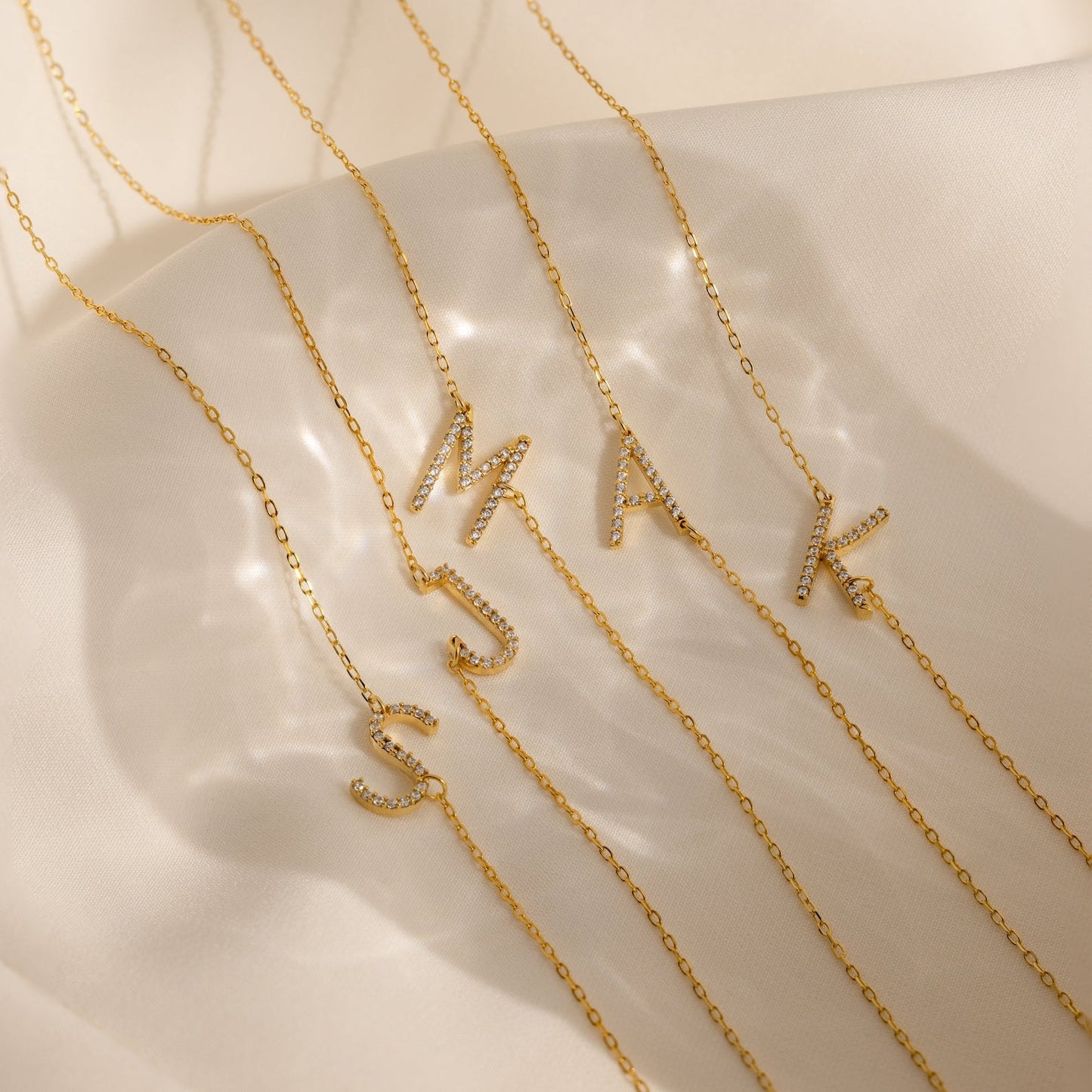 Camille Initial Letter Necklace