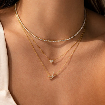 Camille Initial Letter Necklace