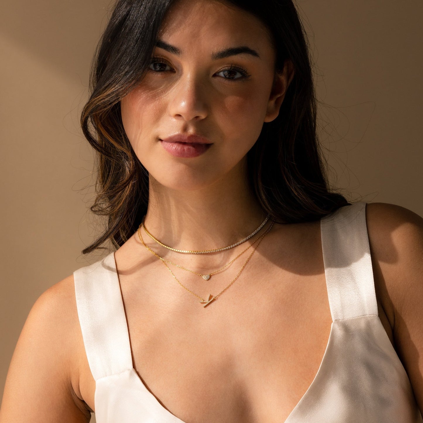 Camille Initial Letter Necklace