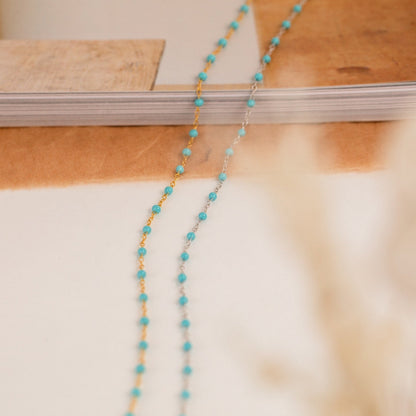 Capri Turquoise Chain Necklace