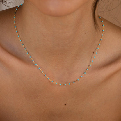 Capri Turquoise Chain Necklace