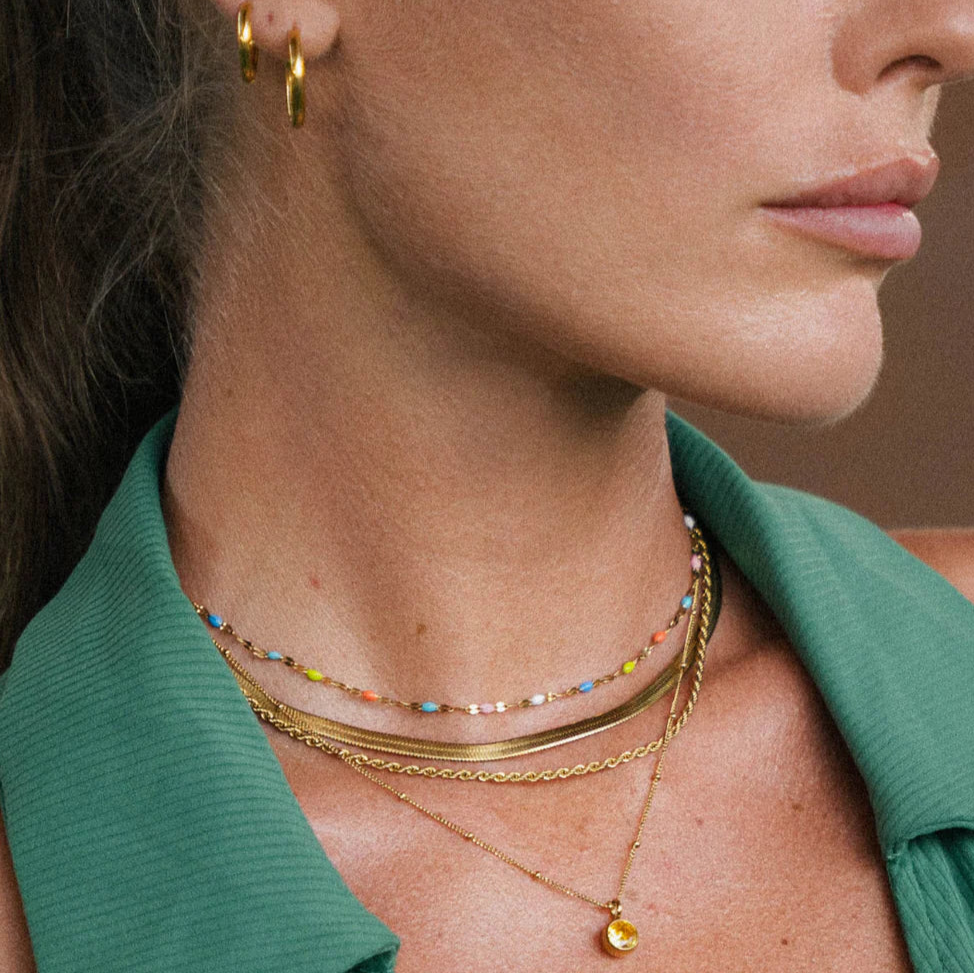 Celeste Rainbow Choker