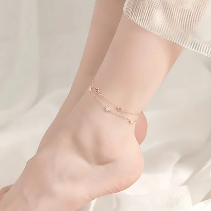 Ariana Clover Anklet