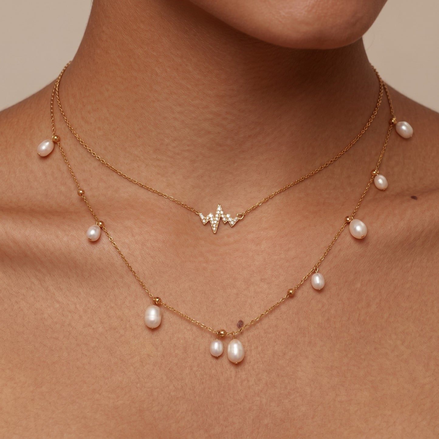 Giulia Pearl Cascade Necklace - Joie d’Or