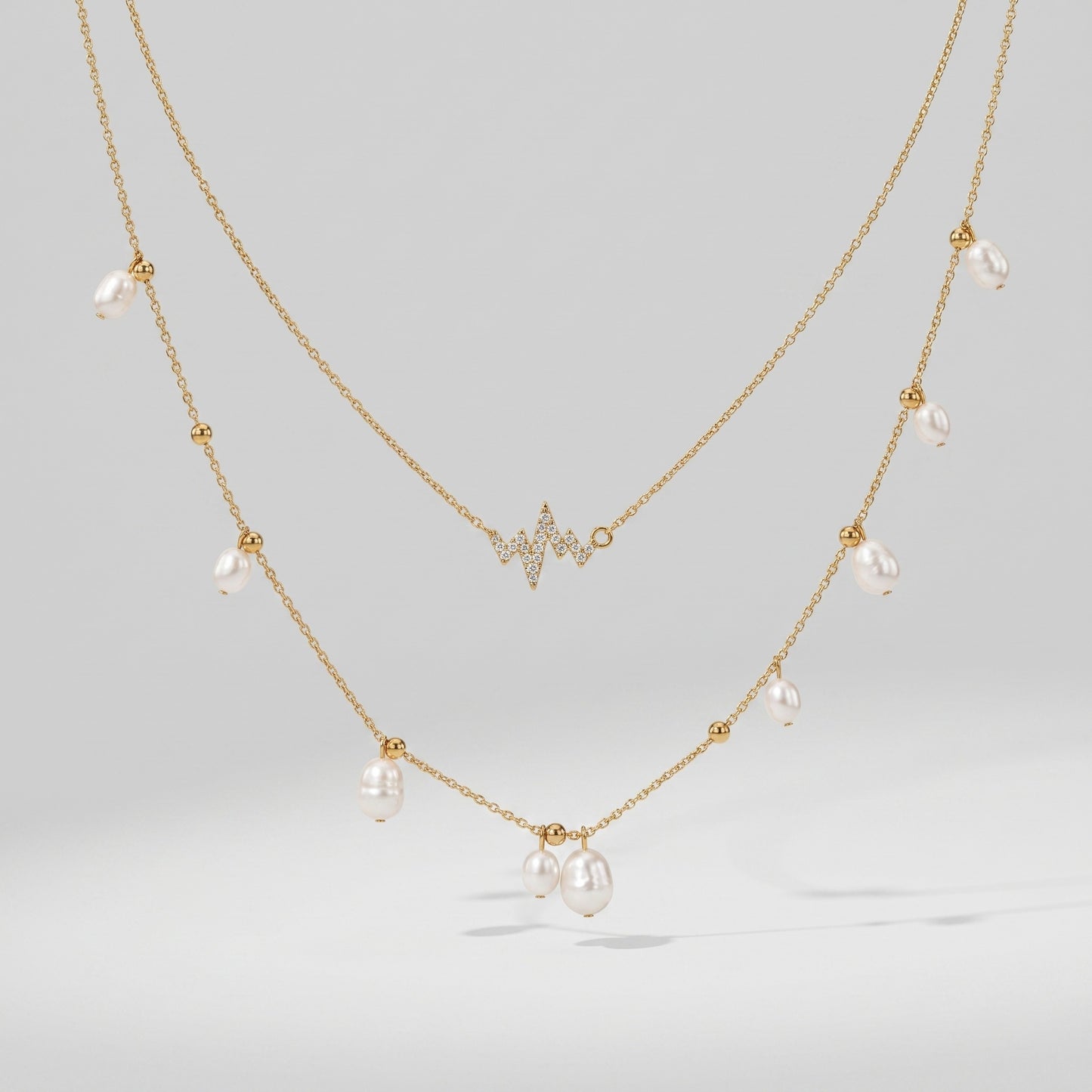 Giulia Pearl Cascade Necklace - Joie d’Or
