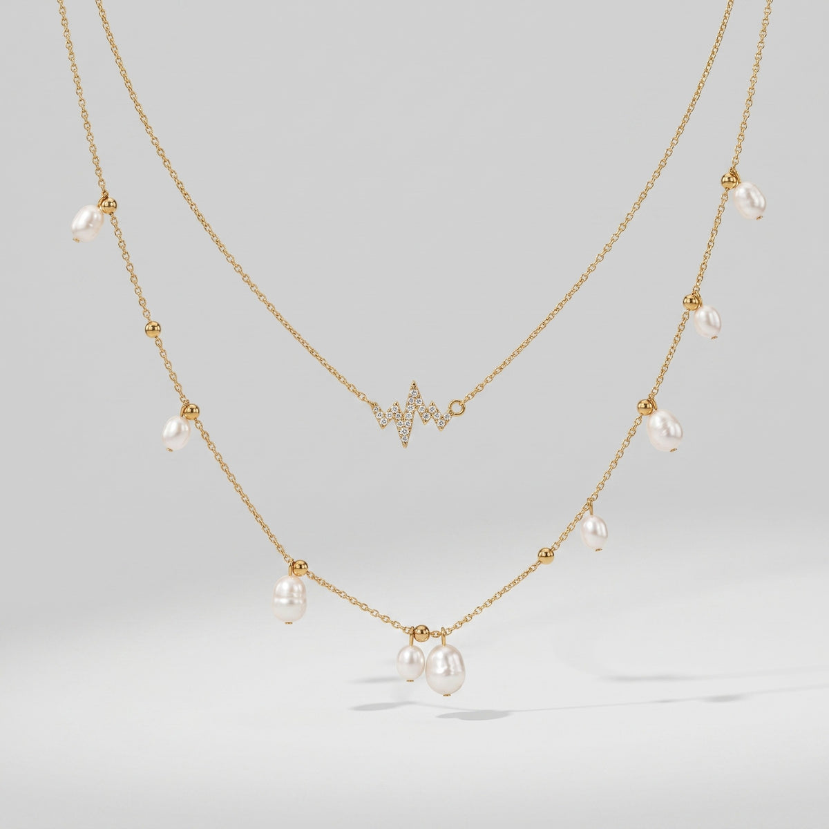 Giulia Pearl Cascade Necklace - Joie d’Or
