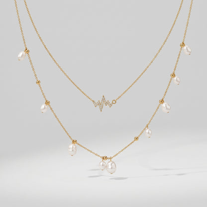 Giulia Pearl Cascade Necklace - Joie d’Or