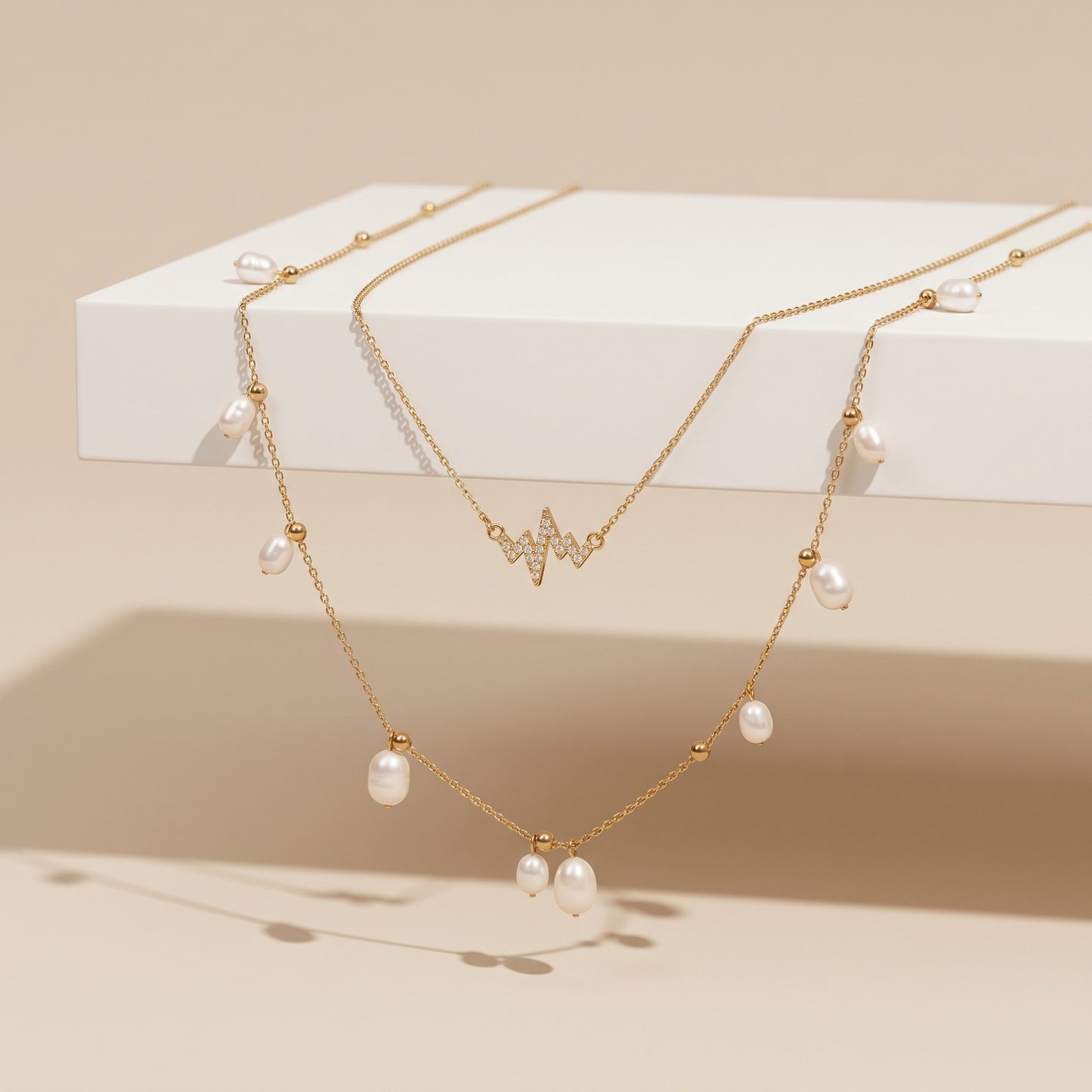 Giulia Pearl Cascade Necklace - Joie d’Or