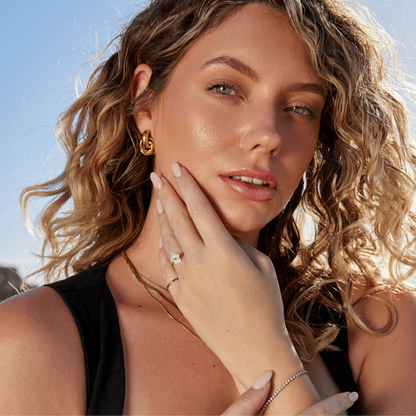 Flora Blossom Chain Ring