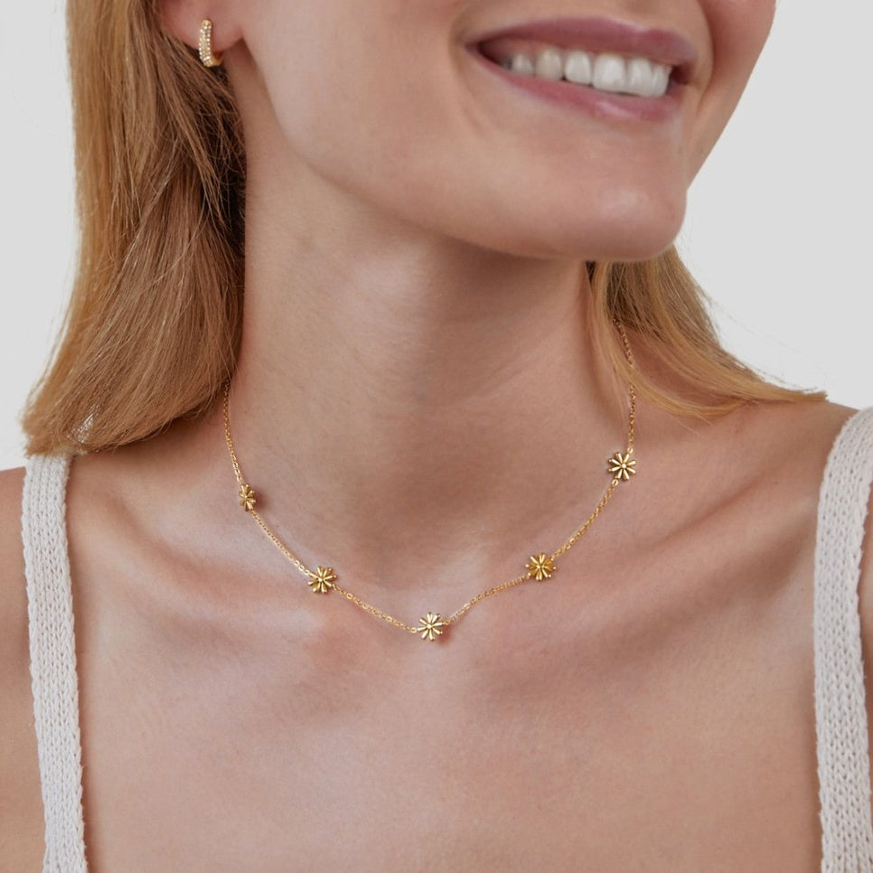 Flora Gold Necklace