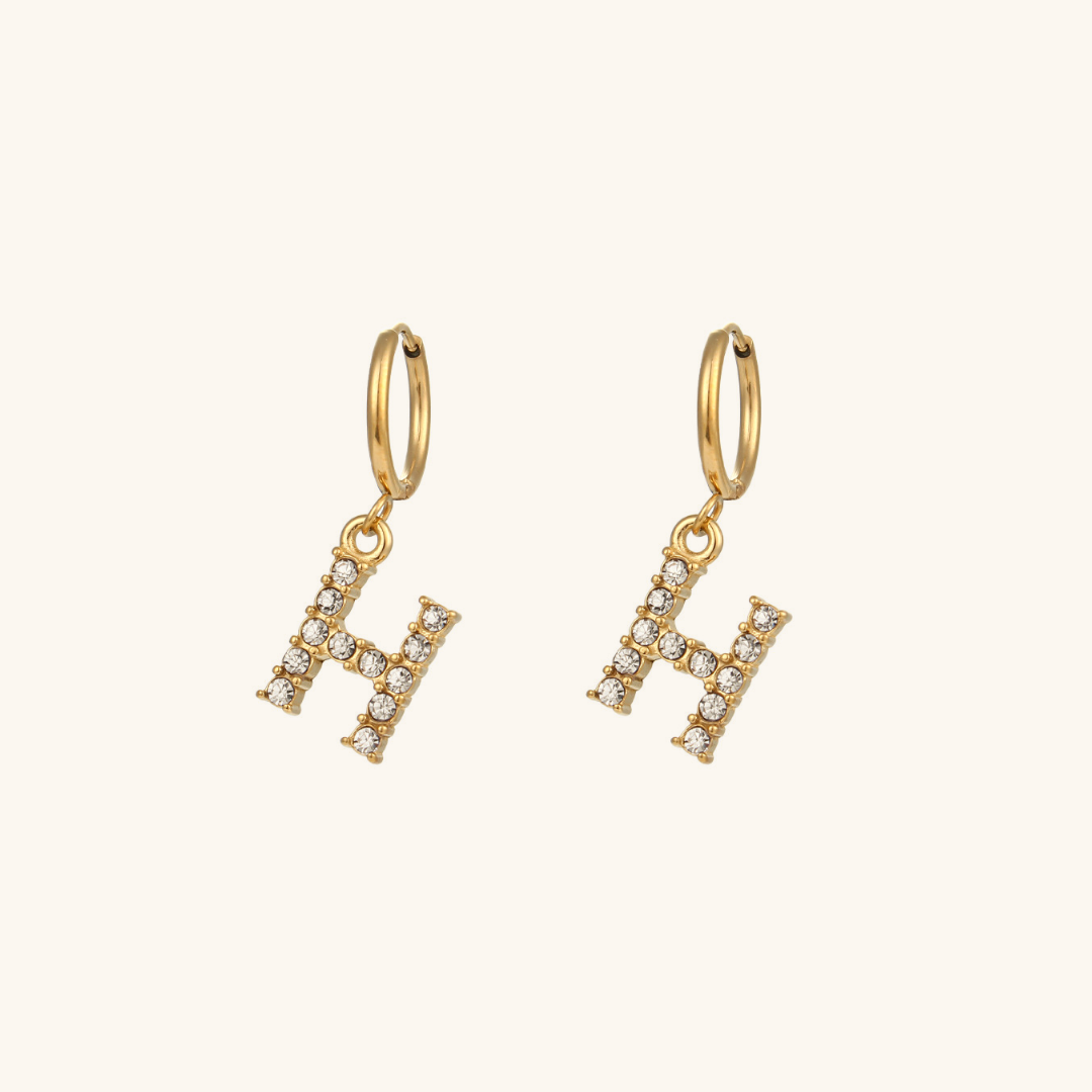 Wilhemina Initial Letter Earrings - Joie d’Or