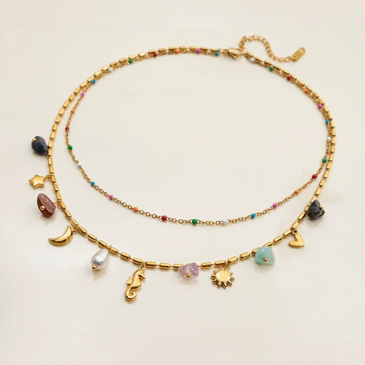 Bohemia Layered Gold Necklace
