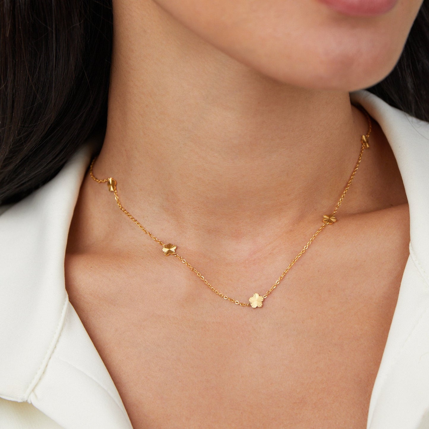 Juliette Floral Chain Necklace