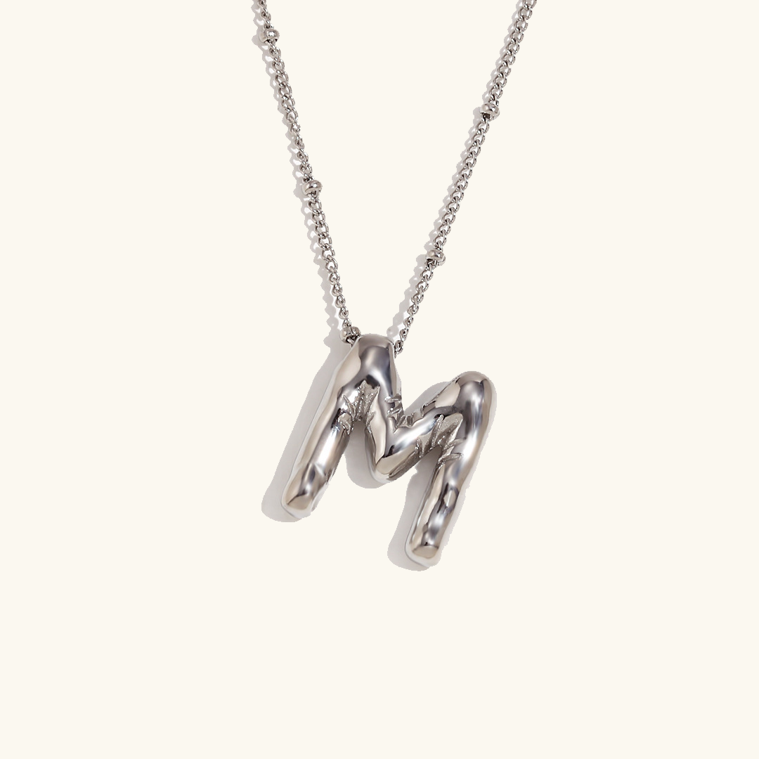 Balloon Gold Initial Necklace - Joie d’Or