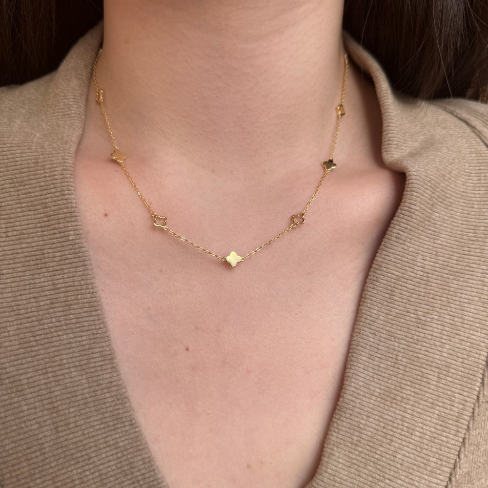 Margot Clover Chain Necklace