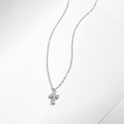 Chloé Crystal Cross Pendant