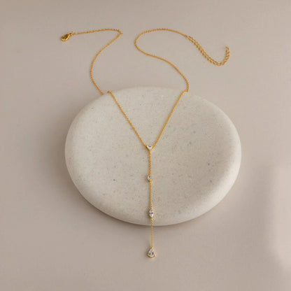 Élise Y-Drop Necklace