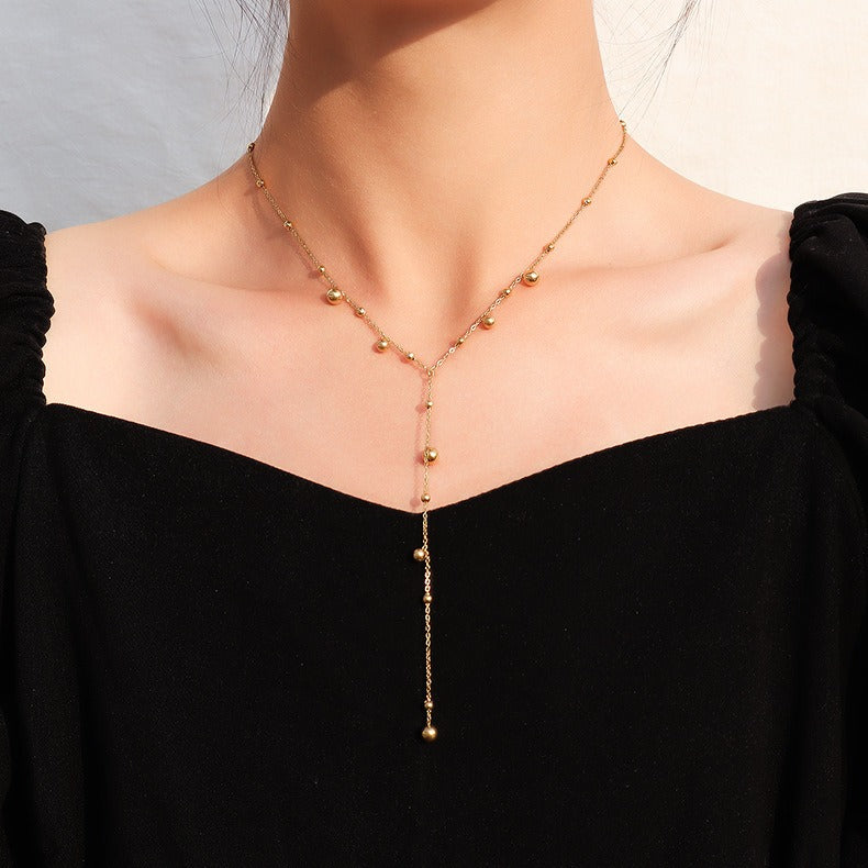 Aurélie Golden Drop Necklace