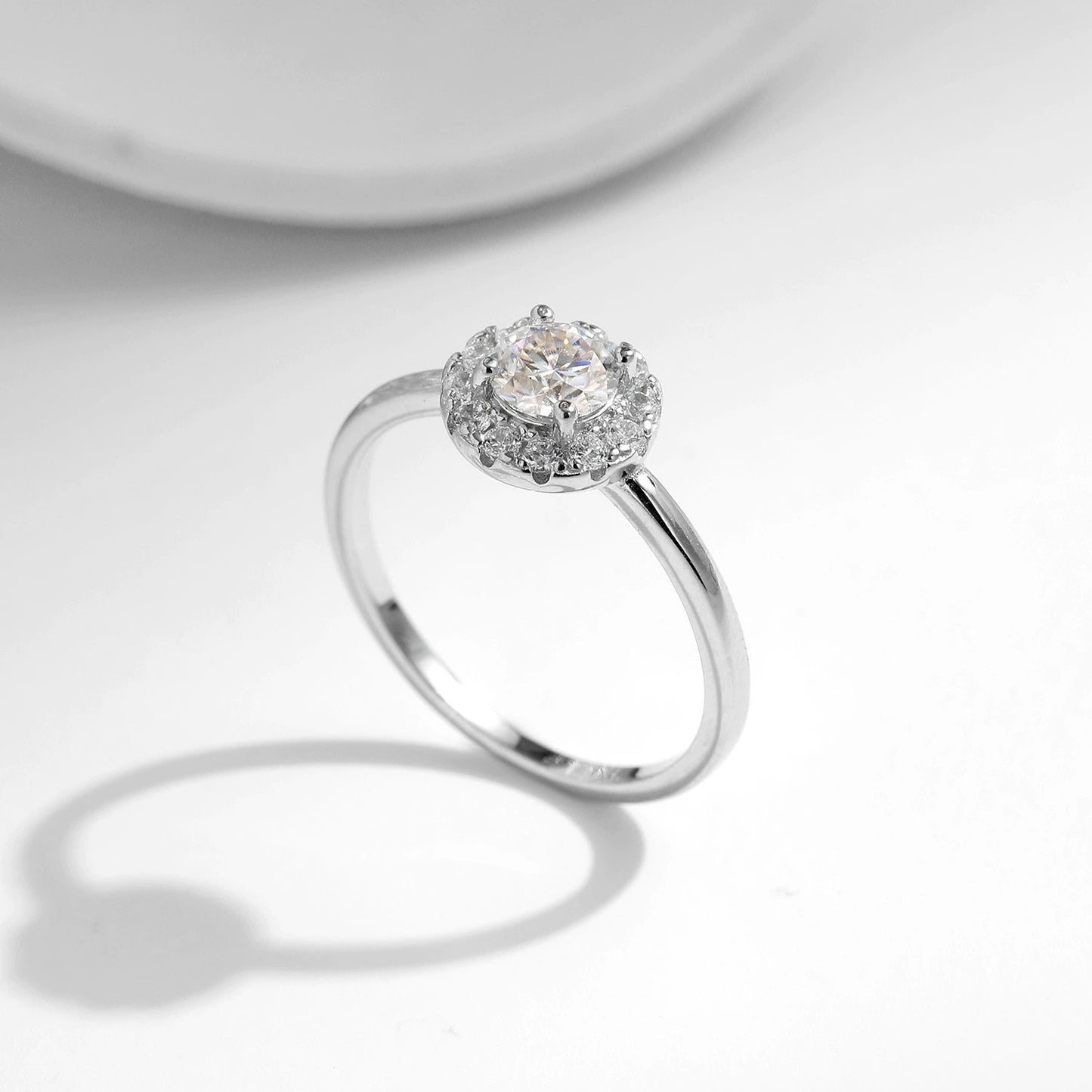 Ariana Crystal Silver Ring