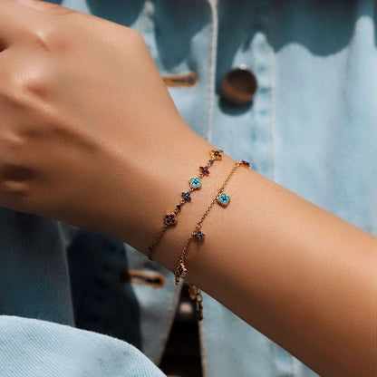 Aurélie Prism Charm Bracelet