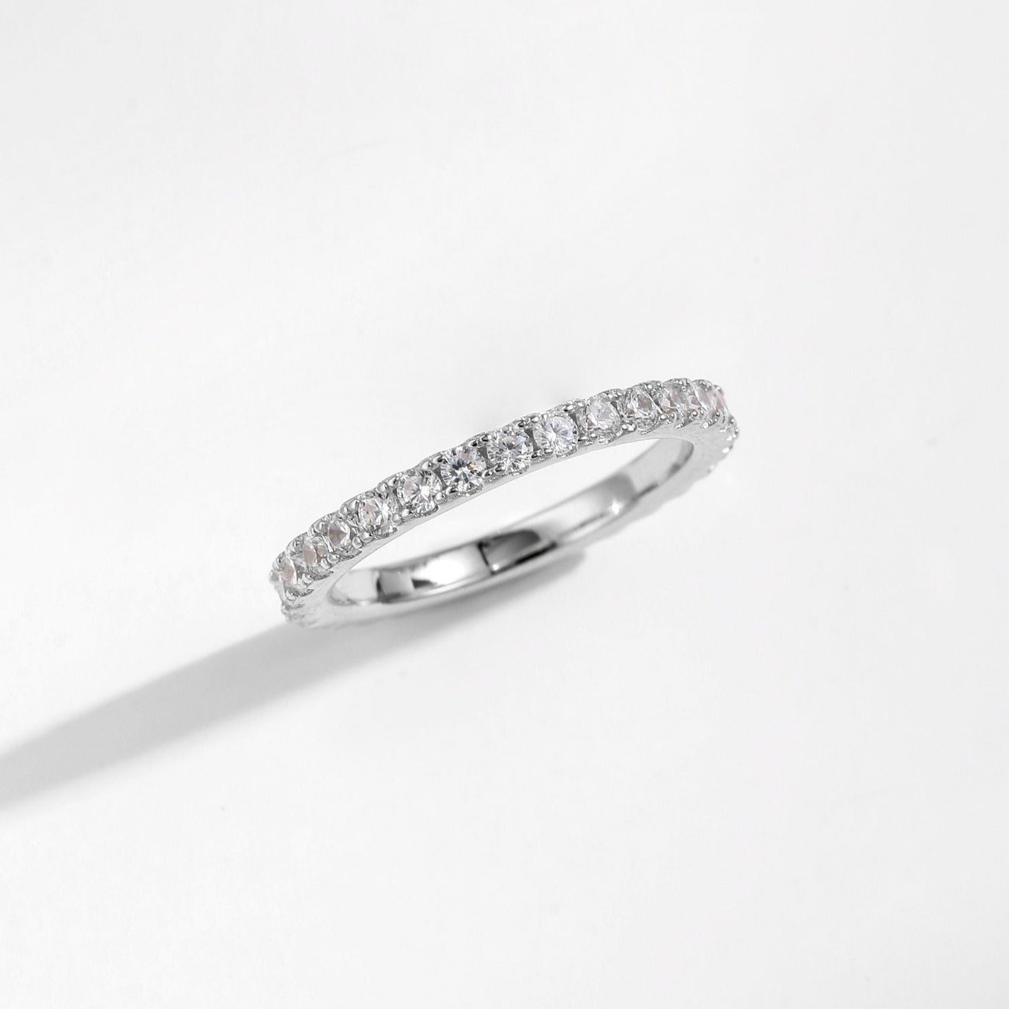 Lydia Eternity Silver Band